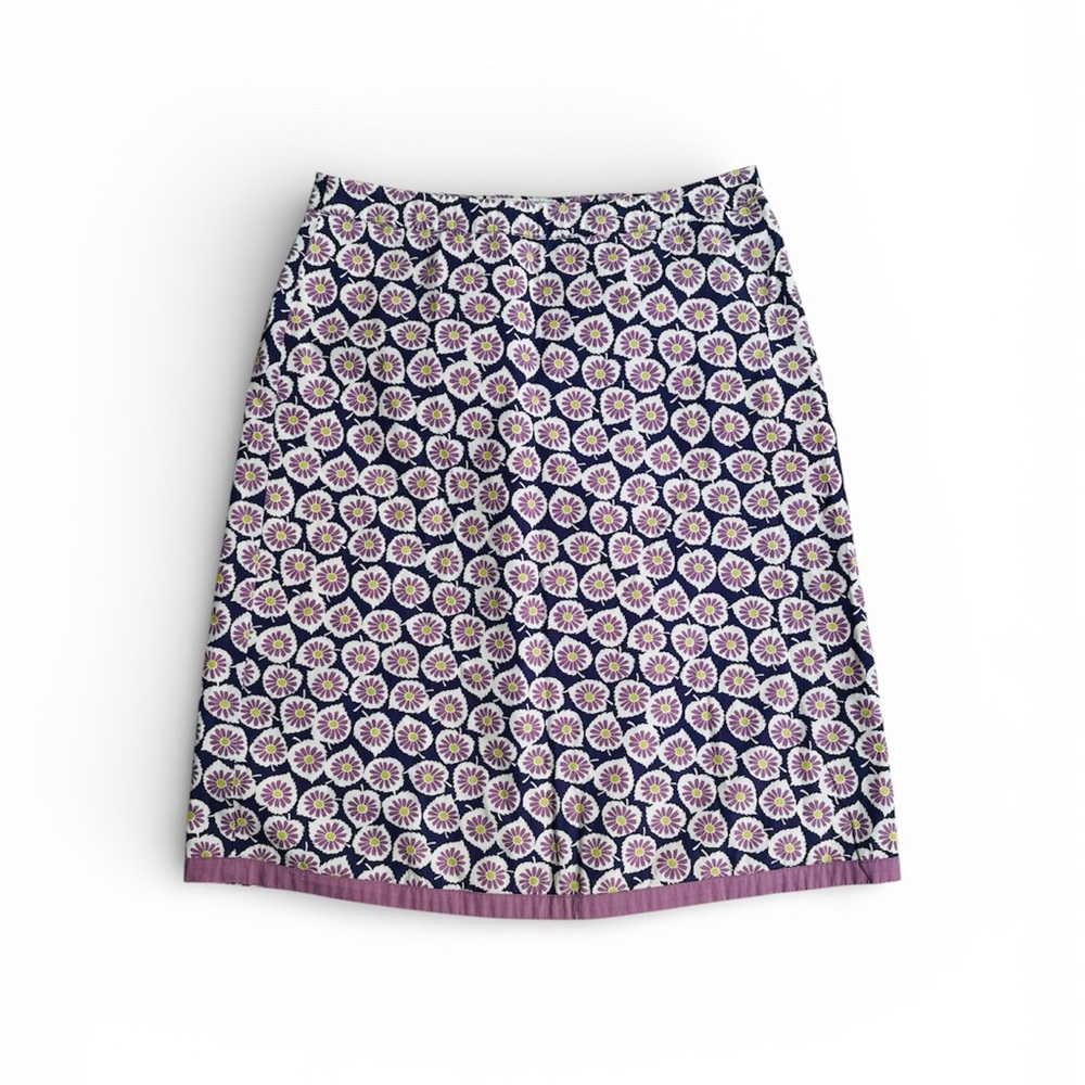Boden Floral A-Line Skirt Size 6R
